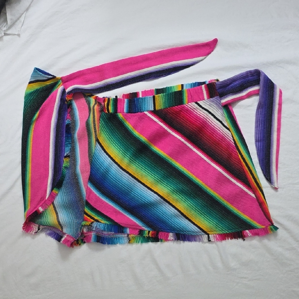 Judith March Multicolor Striped Mini Skirt - Picture 5 of 6